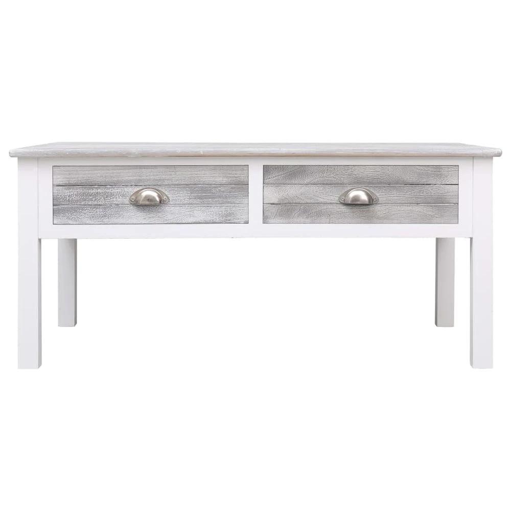 vidaXL Coffee Table vidaXL Grey 100x50x45 cm Wood - Coffee Tables Coffee Table