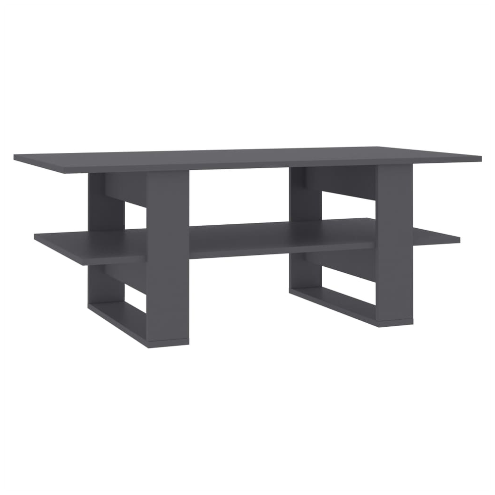 Coffee Table vidaXL Grey 110x55x42 cm Engineered Wood by vidaXL