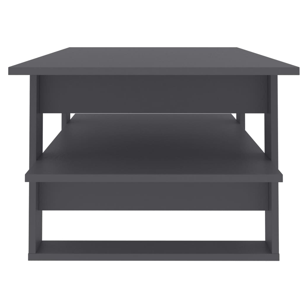 Coffee Table vidaXL Grey 110x55x42 cm Engineered Wood by vidaXL