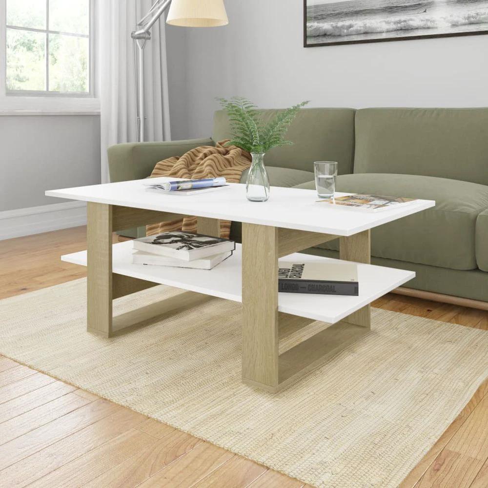 Coffee Table vidaXL Grey 110x55x42 cm Engineered Wood by vidaXL