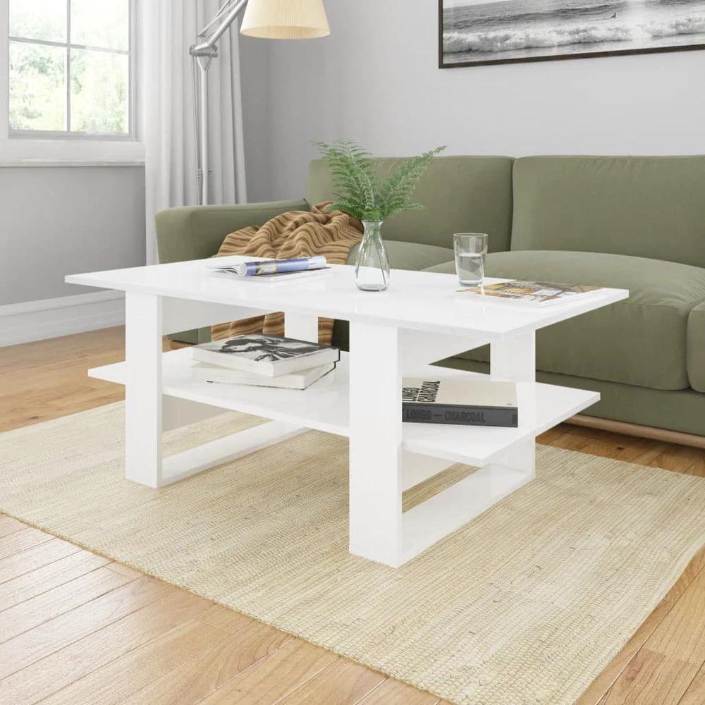 Coffee Table vidaXL Grey 110x55x42 cm Engineered Wood by vidaXL
