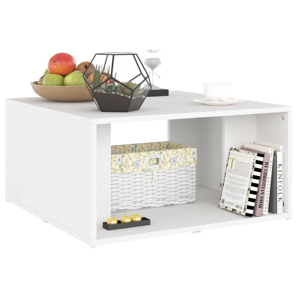 vidaXL Coffee Tables 4 pcs White 33x33x33 cm vidaXL Engineered Wood - Coffee Tables Coffee Table
