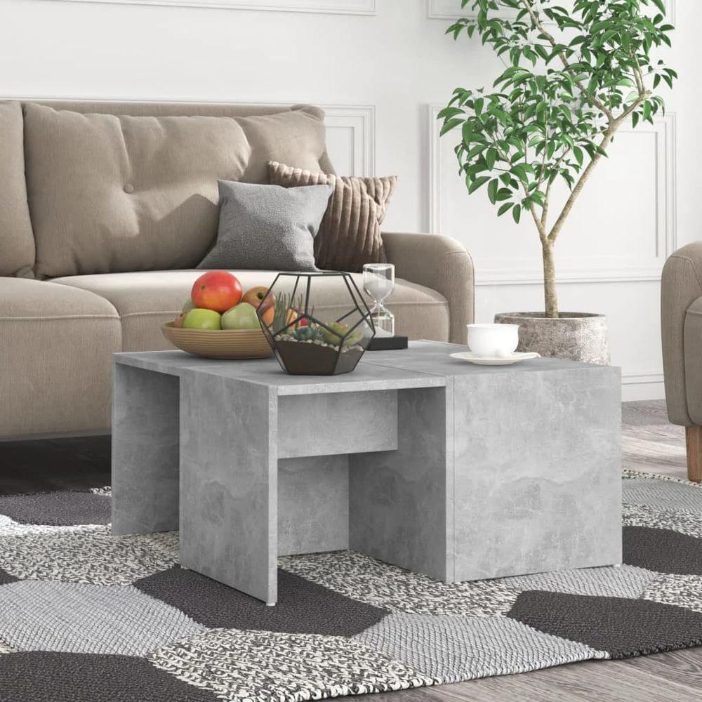 vidaXL Coffee Tables 4 pcs White 33x33x33 cm vidaXL Engineered Wood - Coffee Tables Coffee Table