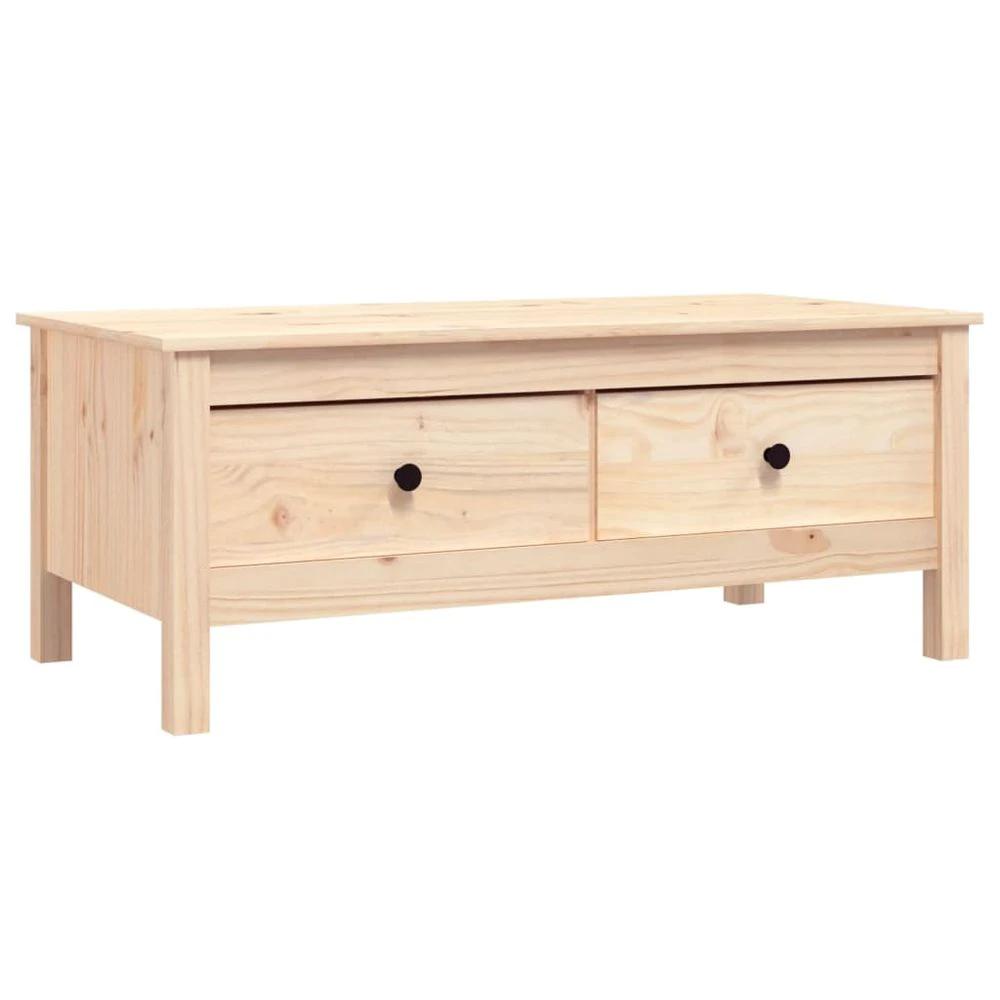 vidaXL Coffee Table 100x50x40 cm vidaXL Solid Wood Pine - Coffee Tables Coffee Table