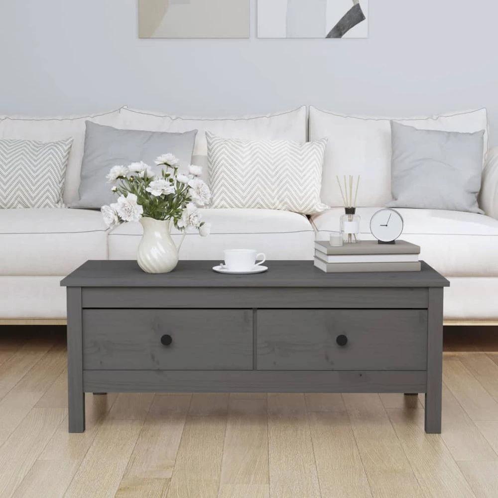 vidaXL Coffee Table 100x50x40 cm vidaXL Solid Wood Pine - Coffee Tables Coffee Table