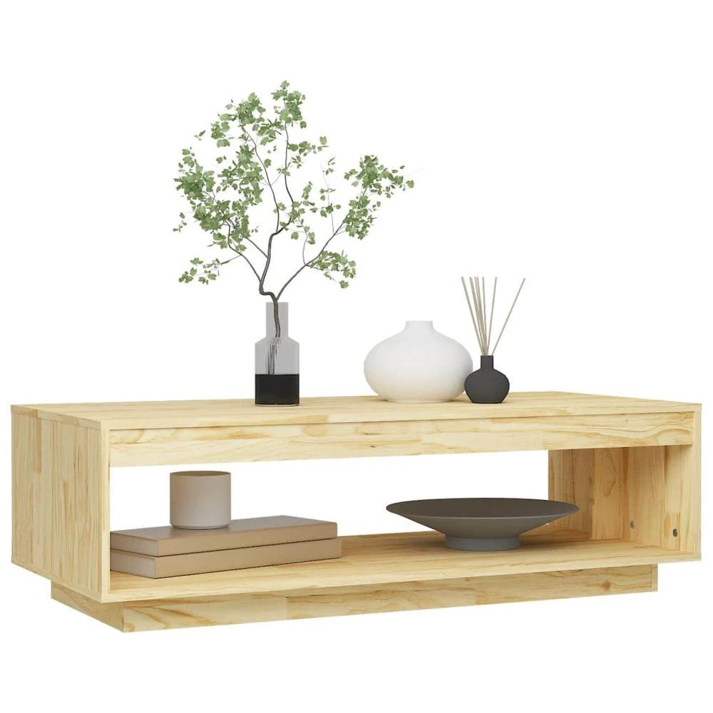 Coffee Table 110x50x33.5 cm vidaXL Solid Pinewood by vidaXL