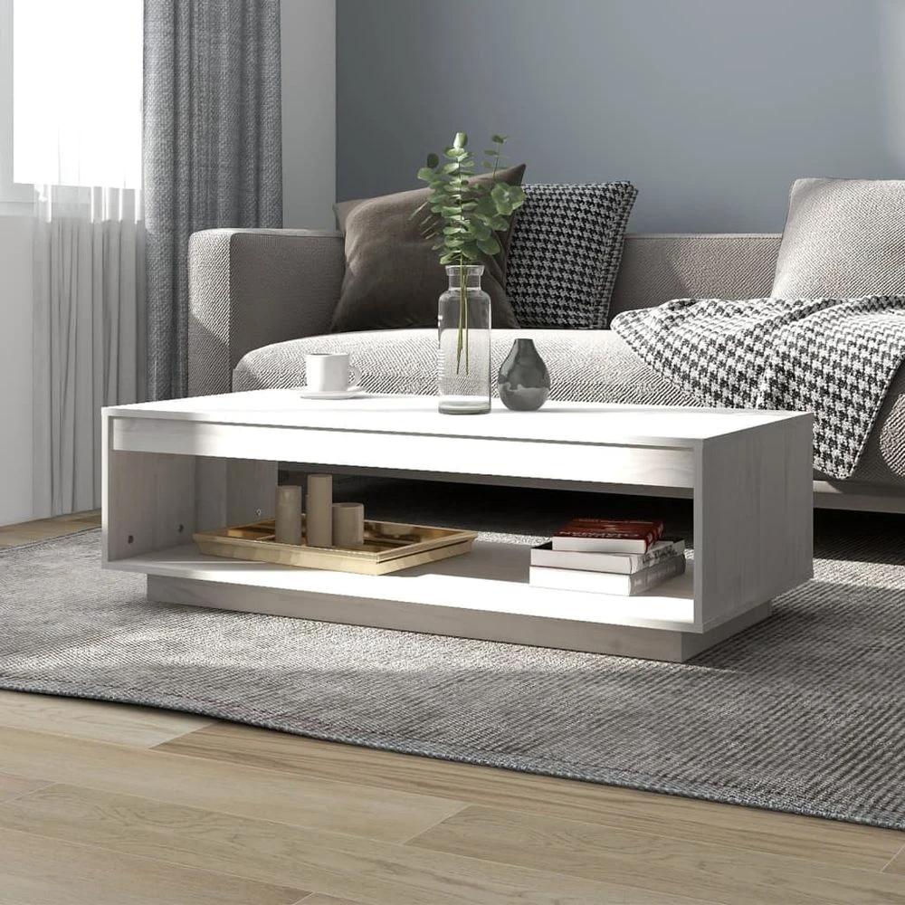 Coffee Table 110x50x33.5 cm vidaXL Solid Pinewood by vidaXL