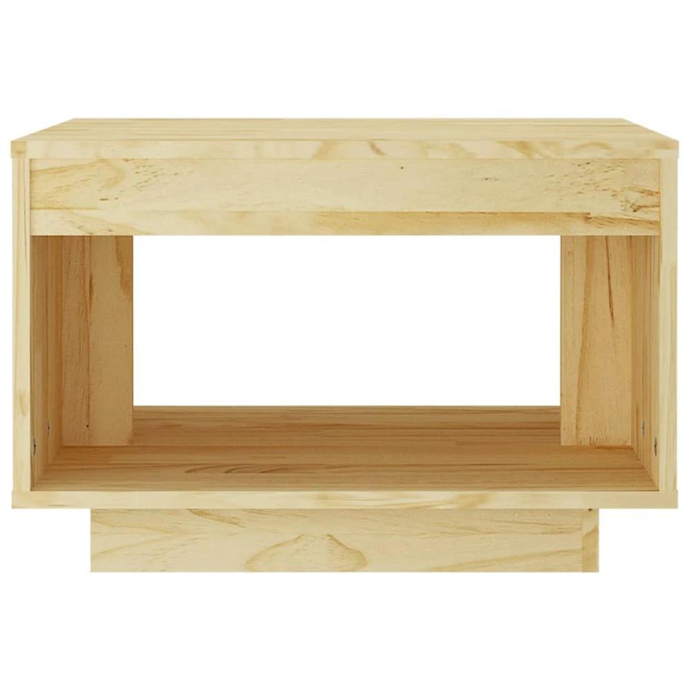 Coffee Table 50x50x33.5 cm vidaXL Solid Pinewood by vidaXL