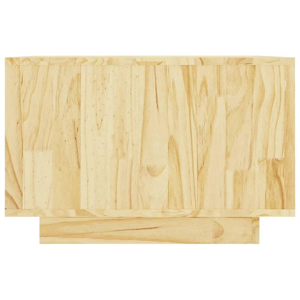 Coffee Table 50x50x33.5 cm vidaXL Solid Pinewood by vidaXL