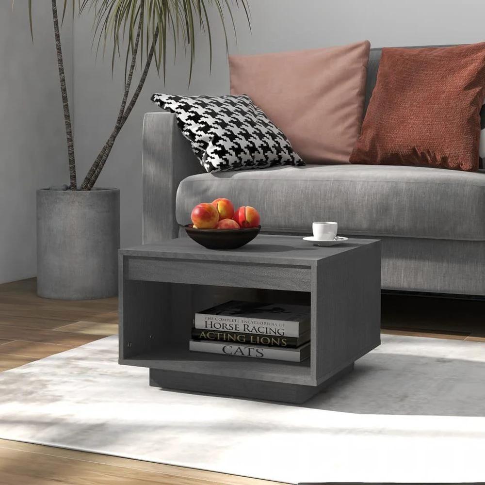 Coffee Table 50x50x33.5 cm vidaXL Solid Pinewood by vidaXL