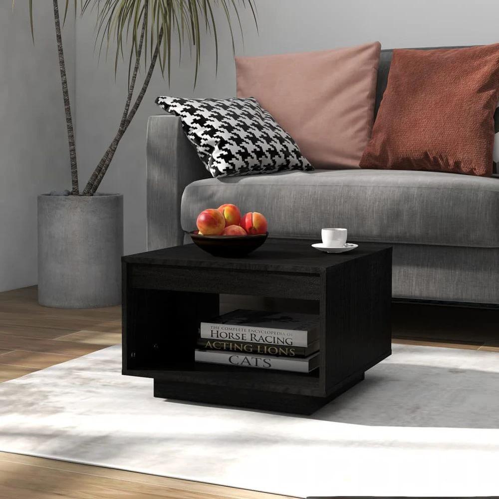 Coffee Table 50x50x33.5 cm vidaXL Solid Pinewood by vidaXL
