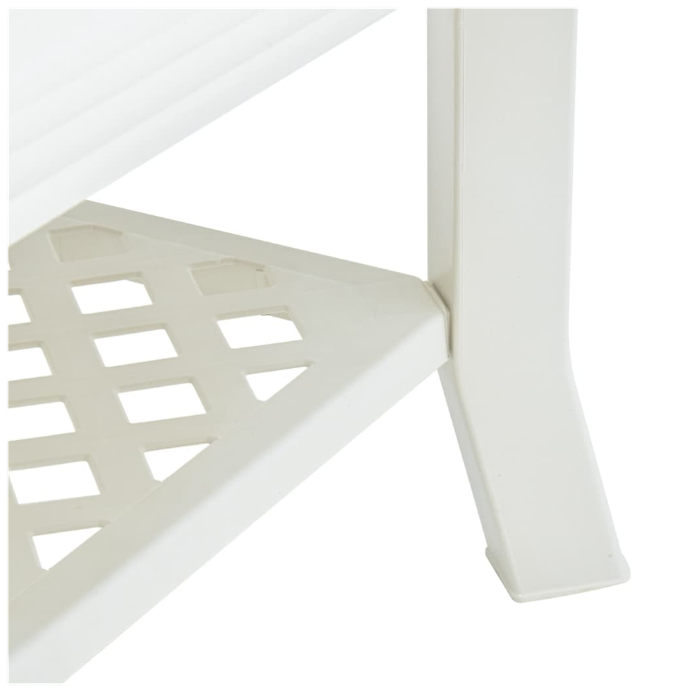 vidaXL Coffee Table vidaXL White 90x60x46 cm Plastic - Coffee Tables Coffee Table