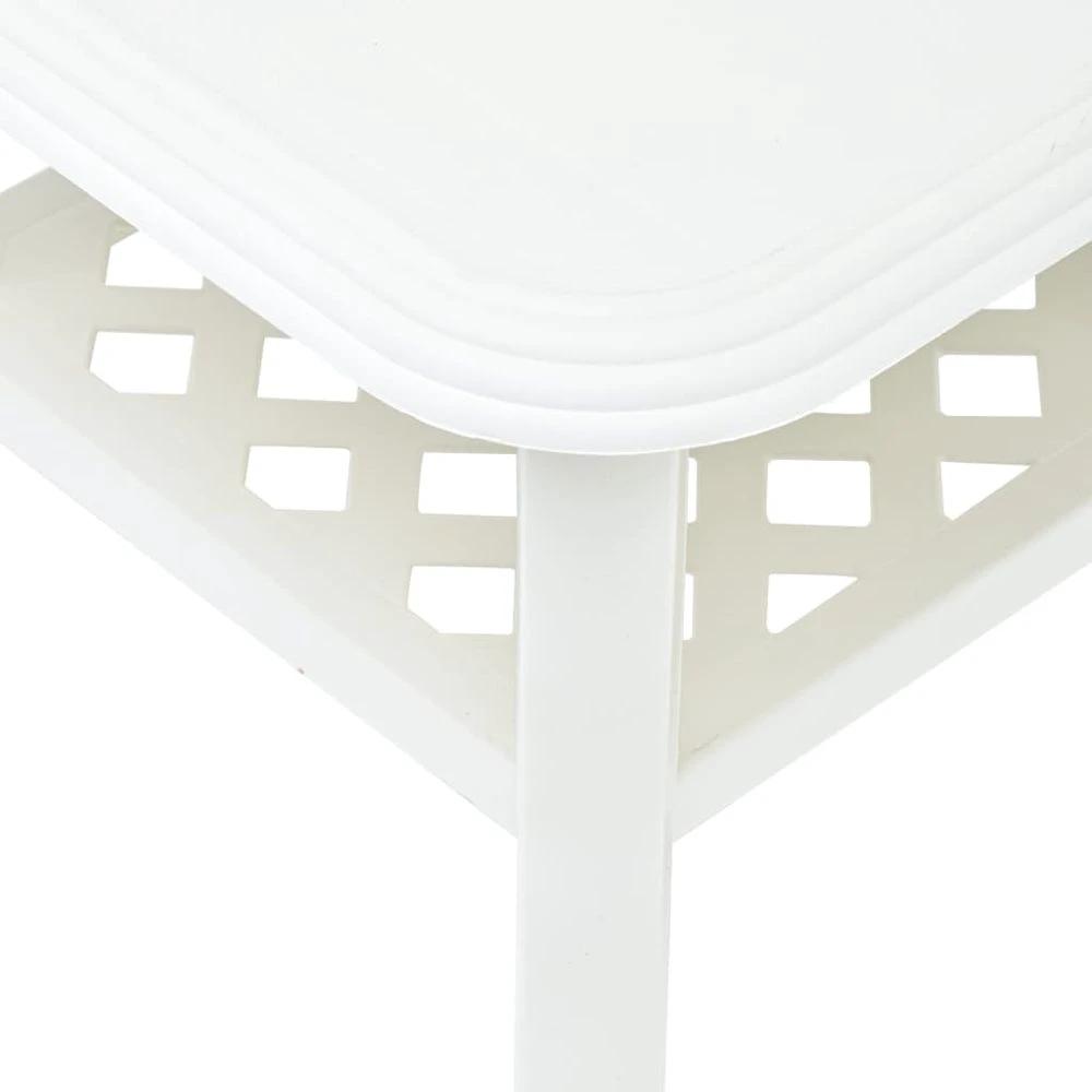 vidaXL Coffee Table vidaXL White 90x60x46 cm Plastic - Coffee Tables Coffee Table