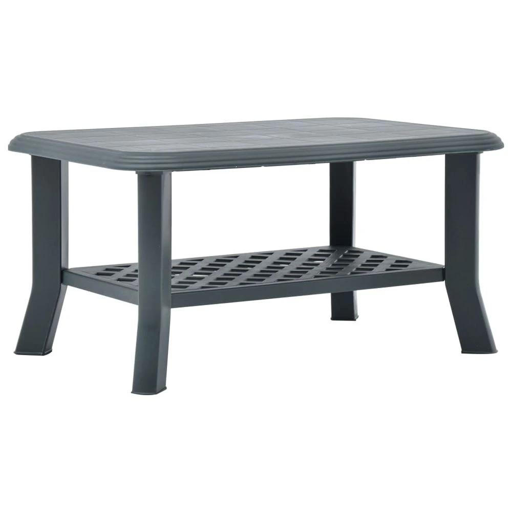 vidaXL Coffee Table vidaXL White 90x60x46 cm Plastic - Coffee Tables Coffee Table