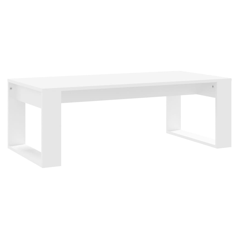 Coffee Table White 102x50x35 cm vidaXL Engineered Wood by vidaXL