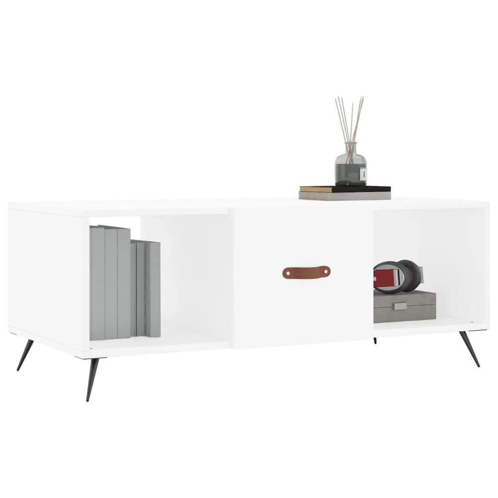 vidaXL Coffee Table White 102x50x40 cm vidaXL Engineered Wood - Coffee Tables Coffee Table