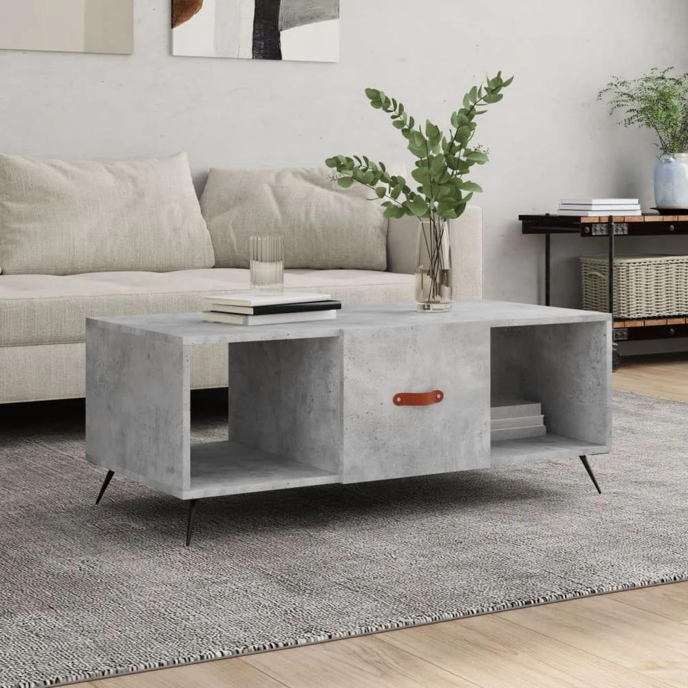 Coffee Table White 102x50x40 cm vidaXL Engineered Wood by vidaXL