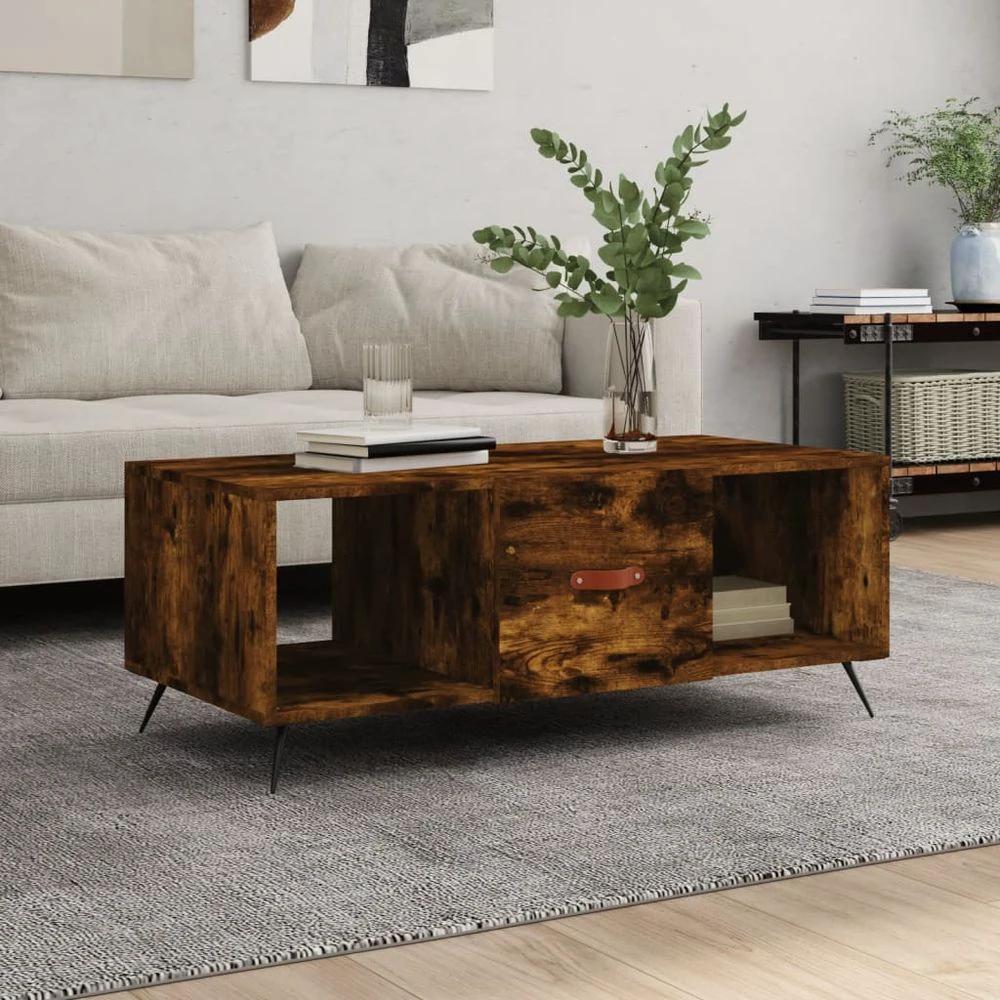 Coffee Table White 102x50x40 cm vidaXL Engineered Wood by vidaXL