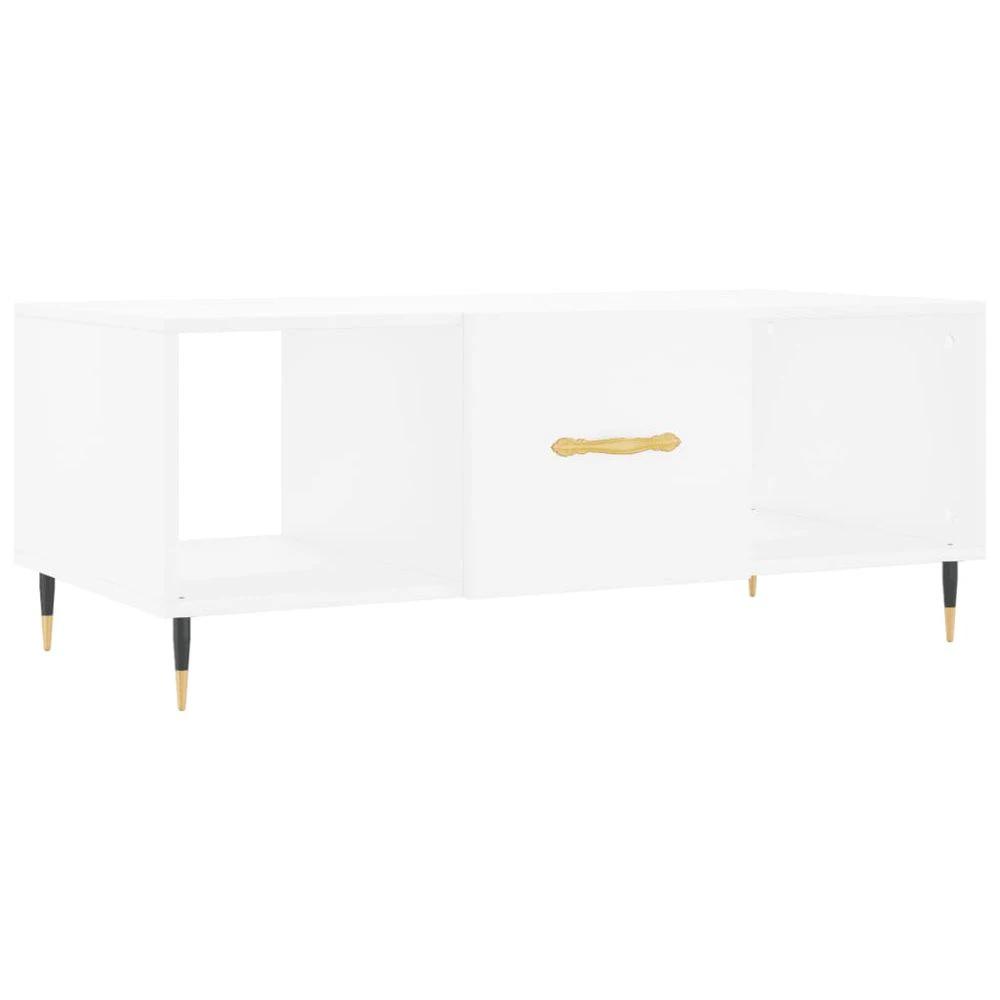 Coffee Table White 102x50x40 cm vidaXL Engineered Wood by vidaXL