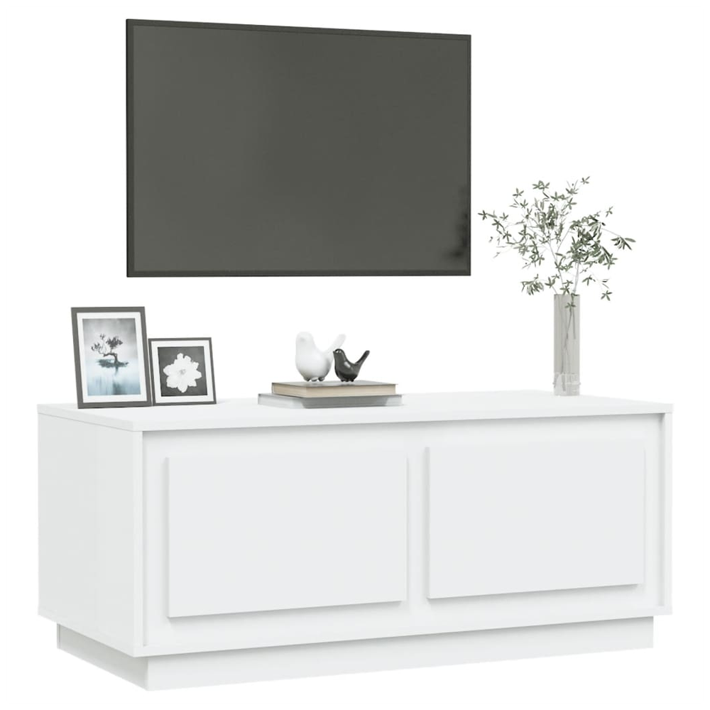 Coffee Table White 102x50x44 cm vidaXL Engineered Wood by vidaXL