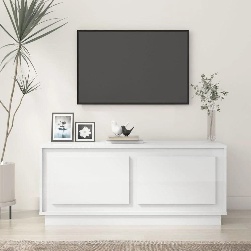 Coffee Table White 102x50x44 cm vidaXL Engineered Wood by vidaXL