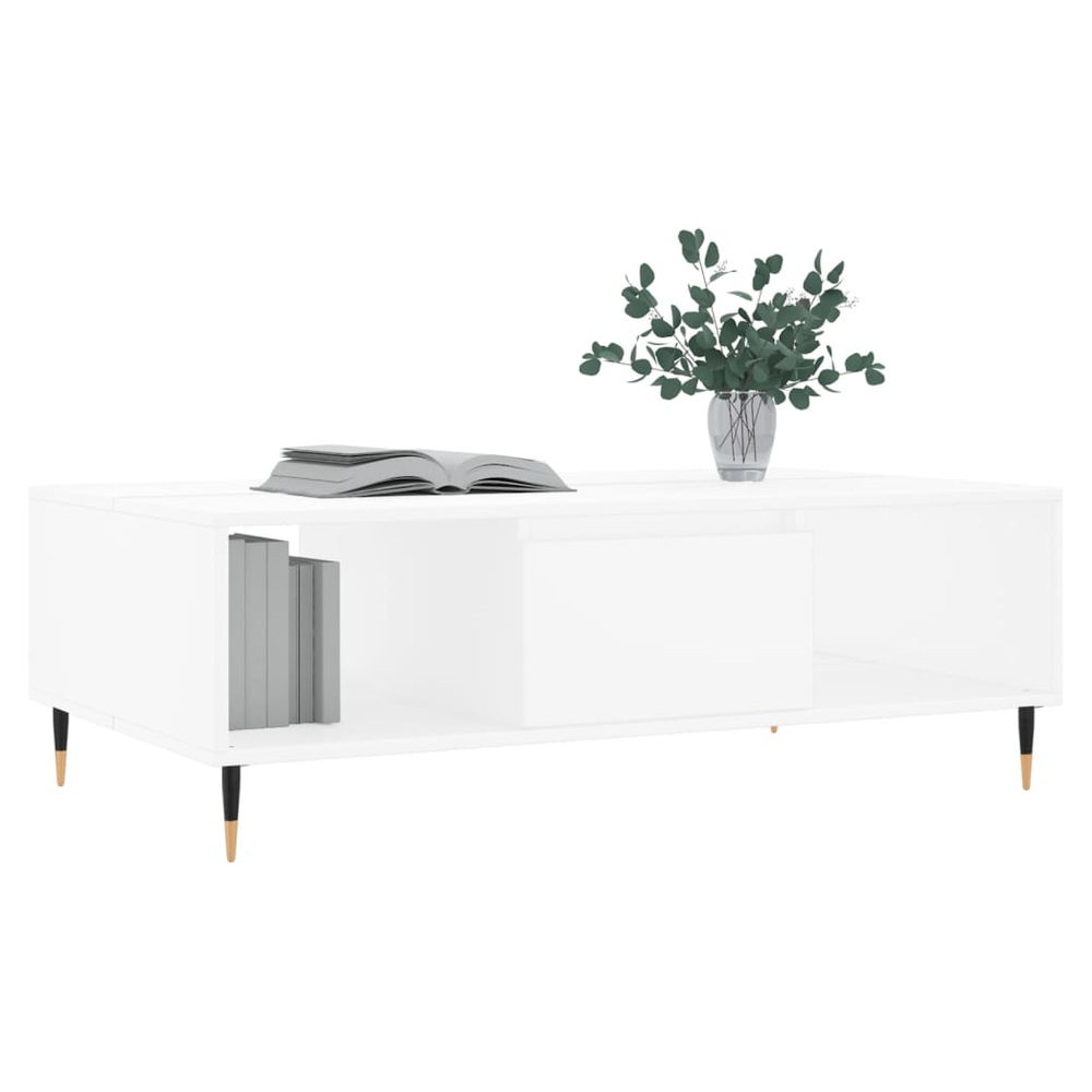 vidaXL Coffee Table White 104x60x35 cm vidaXL Engineered Wood - Coffee Tables Coffee Table