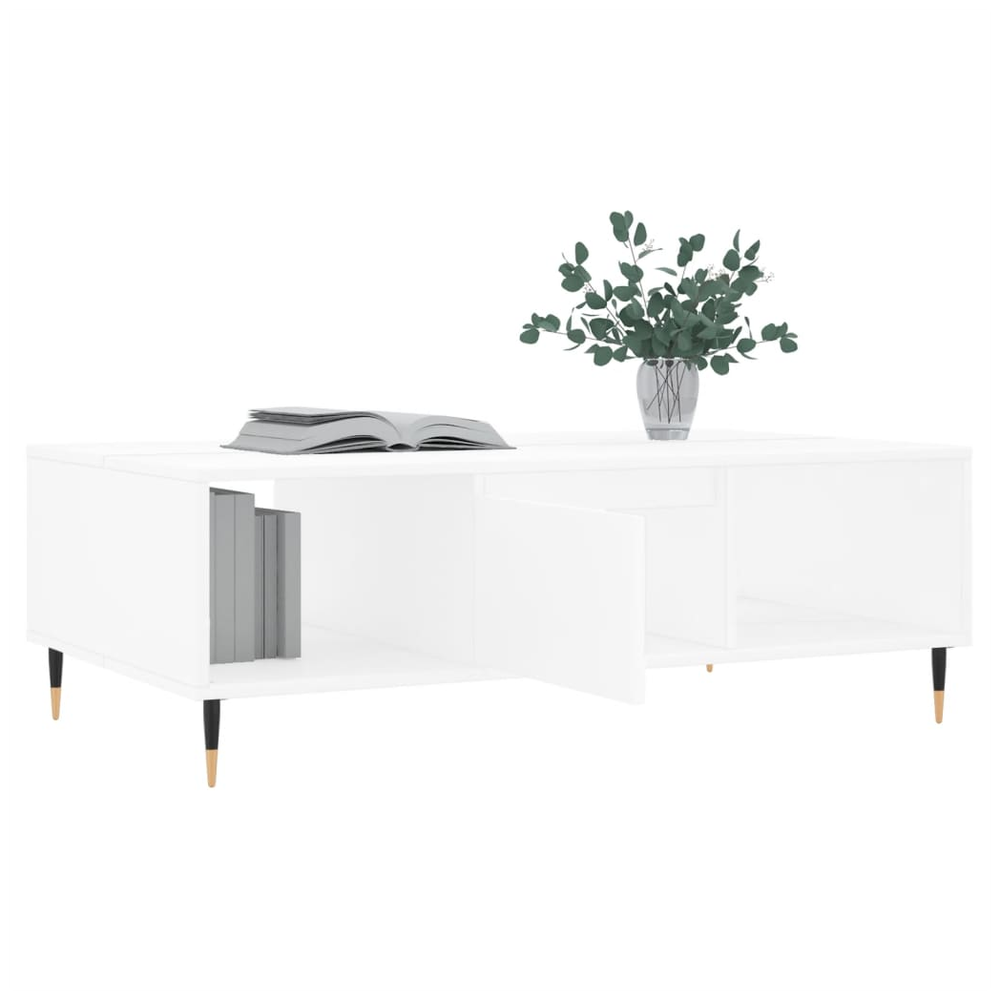 vidaXL Coffee Table White 104x60x35 cm vidaXL Engineered Wood - Coffee Tables Coffee Table