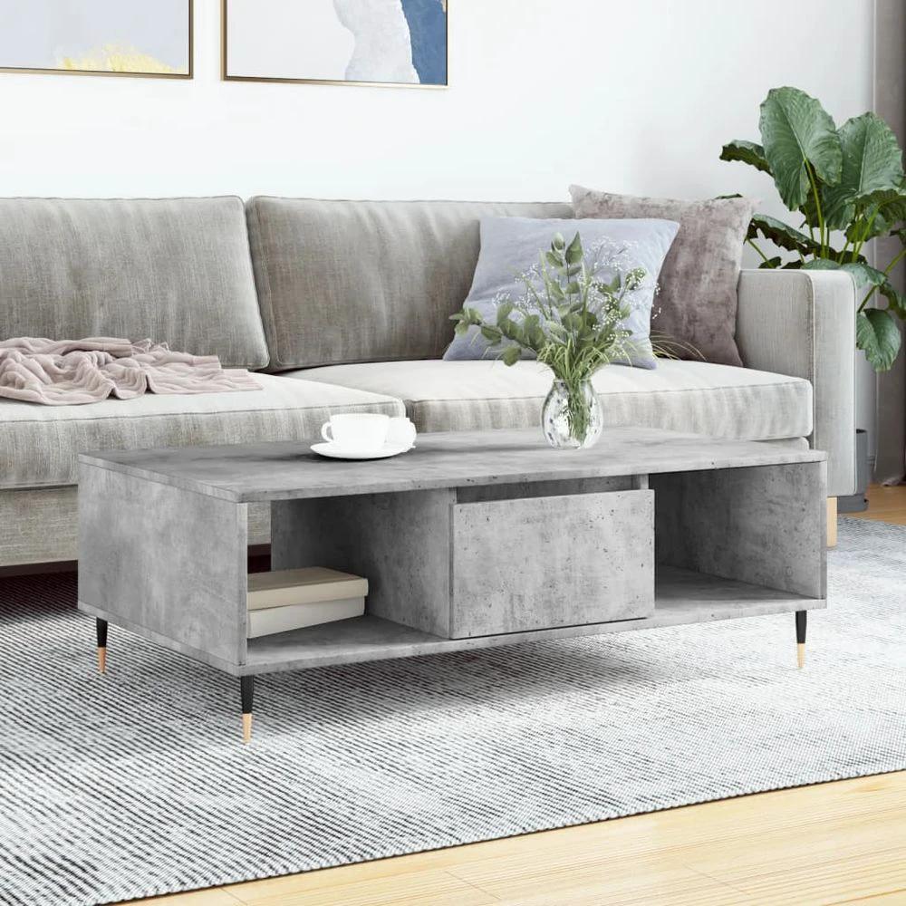 vidaXL Coffee Table White 104x60x35 cm vidaXL Engineered Wood - Coffee Tables Coffee Table