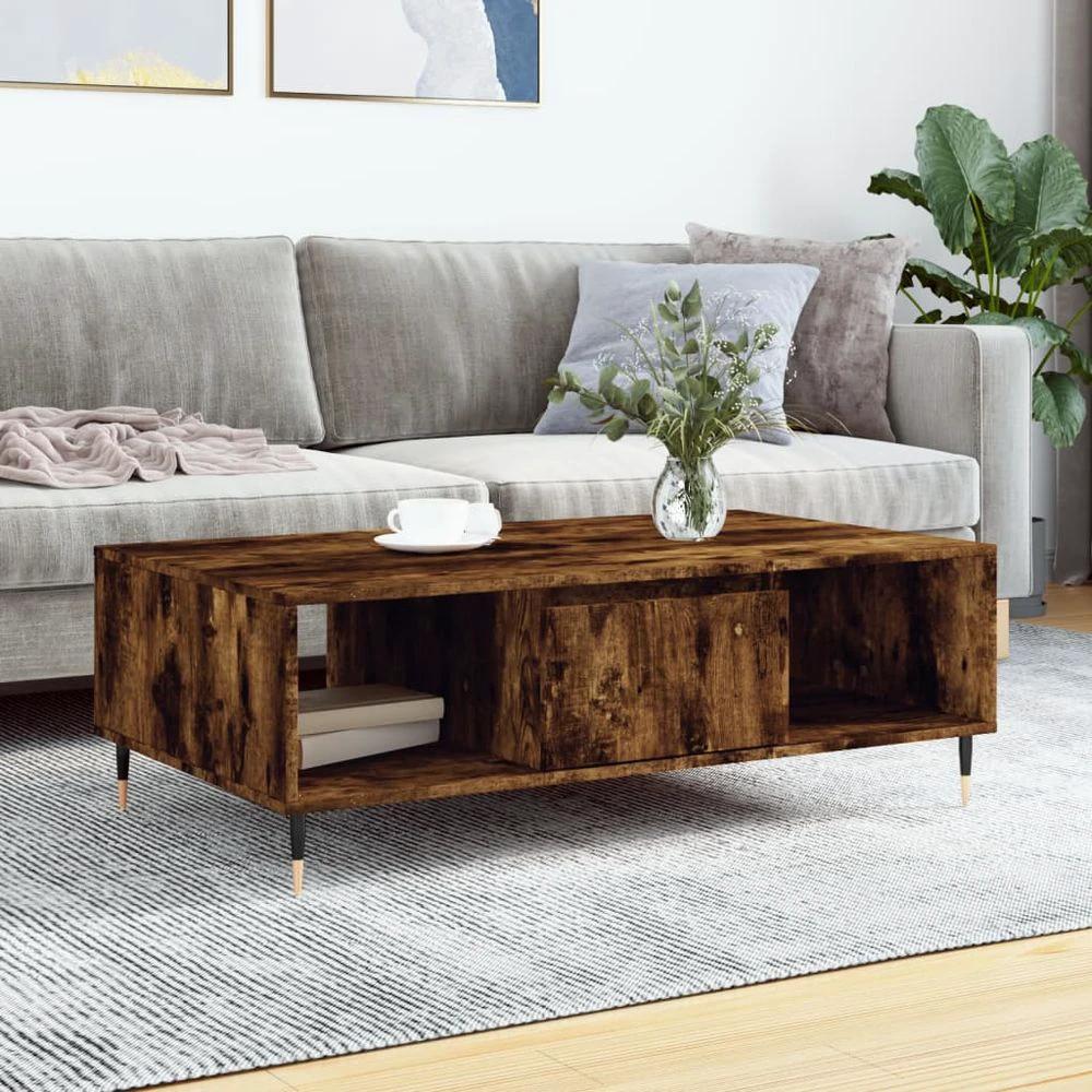 vidaXL Coffee Table White 104x60x35 cm vidaXL Engineered Wood - Coffee Tables Coffee Table