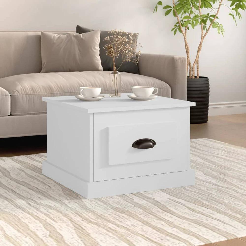 vidaXL Coffee Table White 50x50x35 cm vidaXL Engineered Wood - Coffee Tables Coffee Table