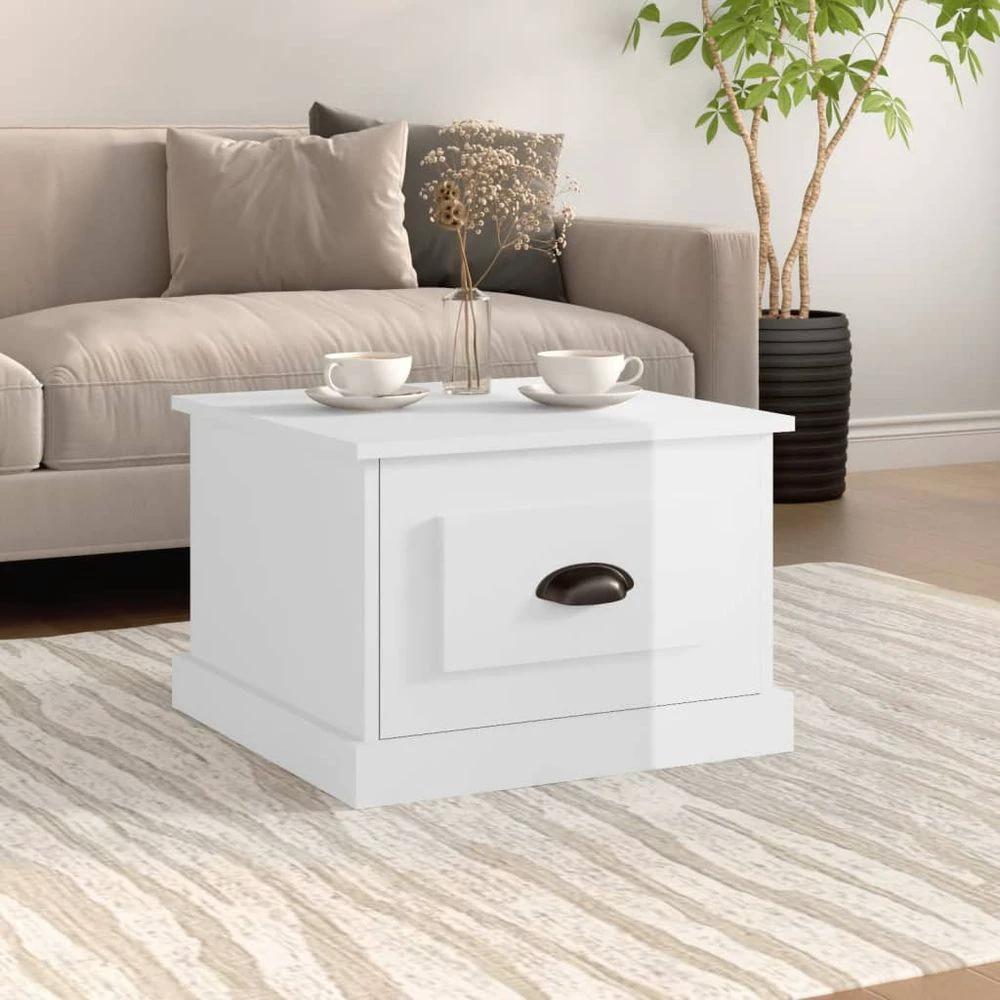 vidaXL Coffee Table White 50x50x35 cm vidaXL Engineered Wood - Coffee Tables Coffee Table