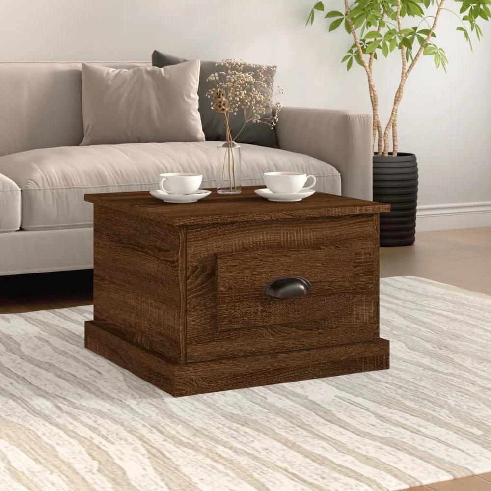 vidaXL Coffee Table White 50x50x35 cm vidaXL Engineered Wood - Coffee Tables Coffee Table