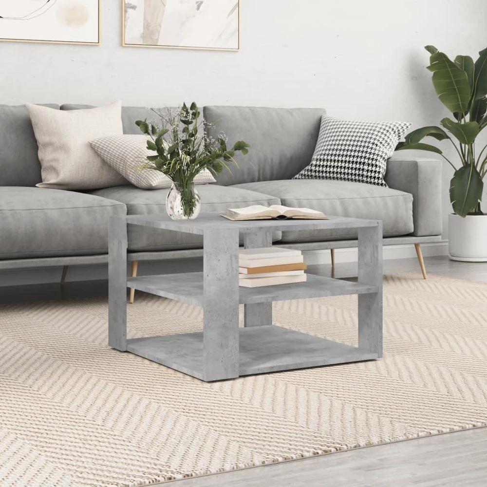 Coffee Table White 59.5x59.5x40 cm vidaXL Engineered Wood by vidaXL