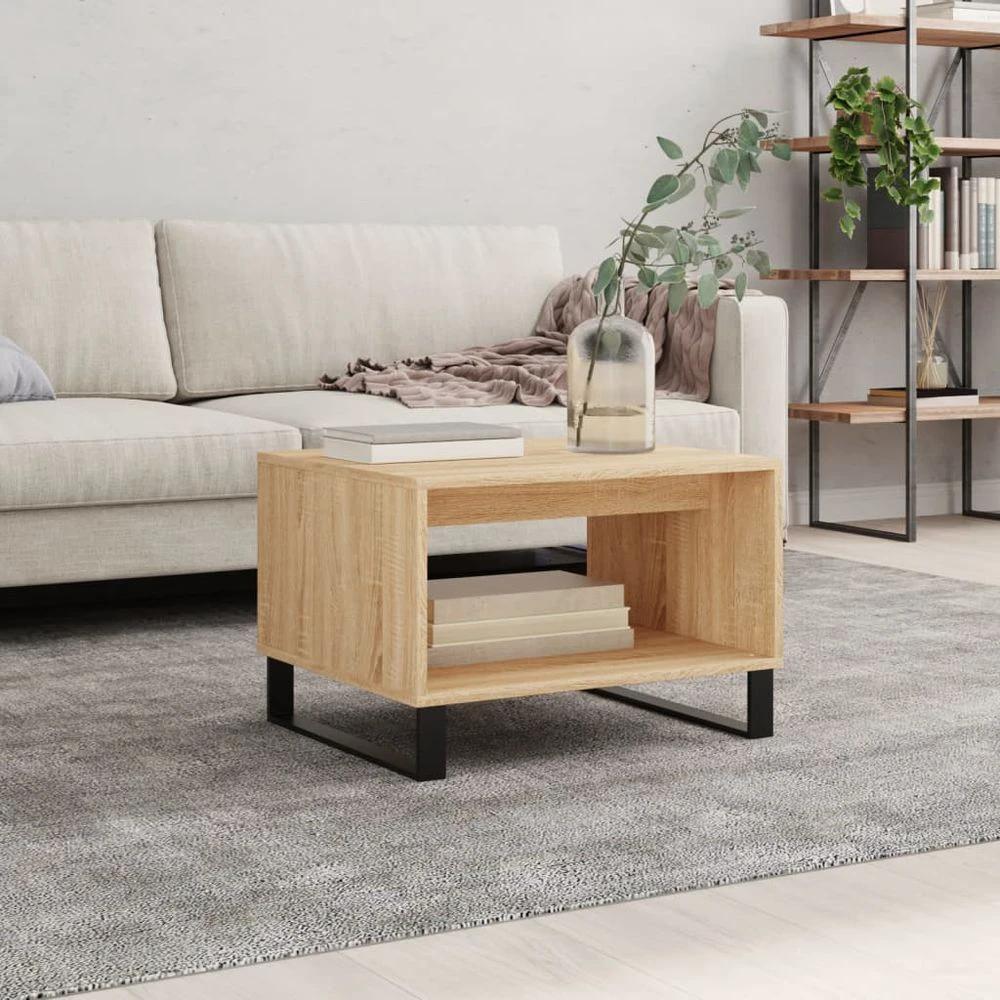 Coffee Table White 60x50x40 cm vidaXL Engineered Wood by vidaXL
