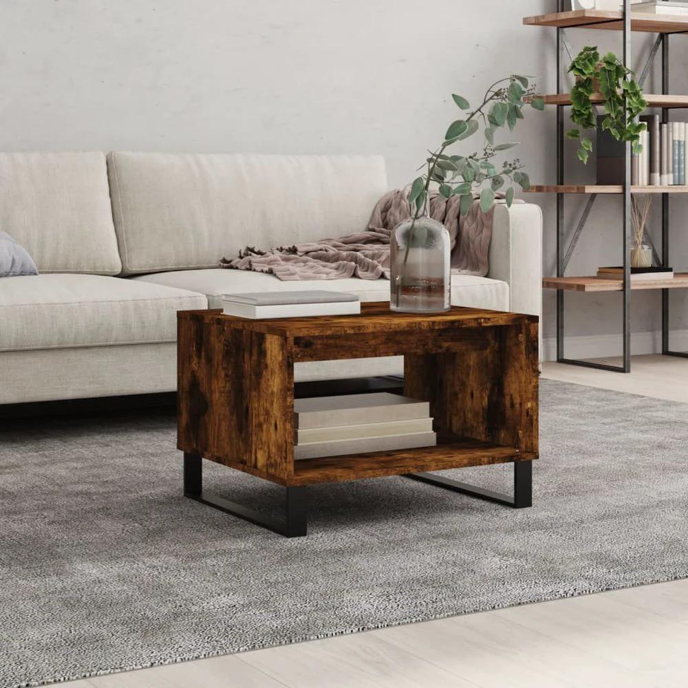 Coffee Table White 60x50x40 cm vidaXL Engineered Wood by vidaXL