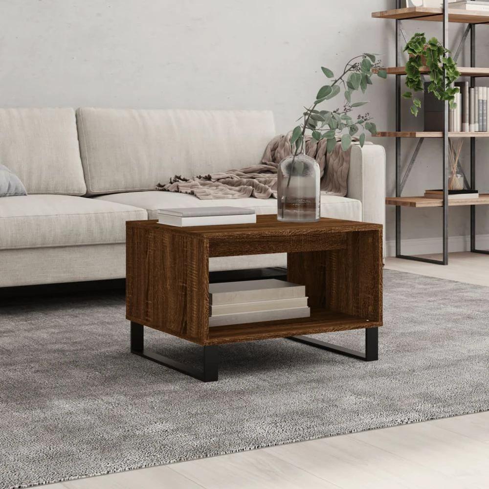 Coffee Table White 60x50x40 cm vidaXL Engineered Wood by vidaXL