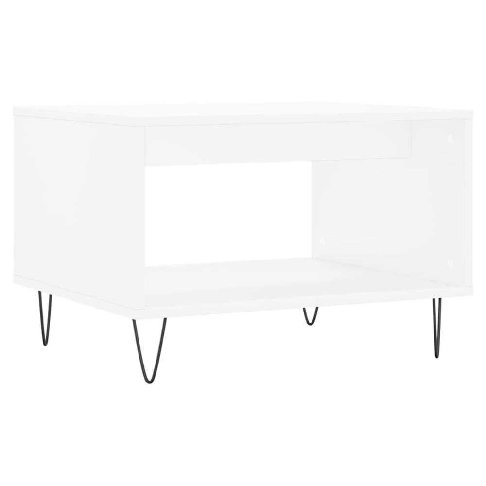 vidaXL Coffee Table White 60x50x40 cm vidaXL Engineered Wood - Coffee Tables Coffee Table