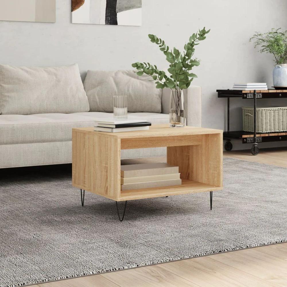Coffee Table White 60x50x40 cm vidaXL Engineered Wood by vidaXL