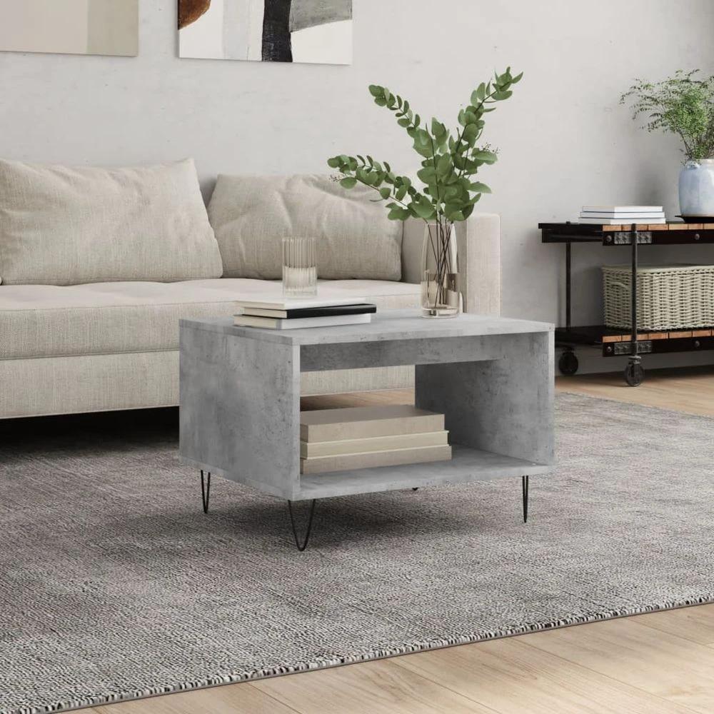 Coffee Table White 60x50x40 cm vidaXL Engineered Wood by vidaXL