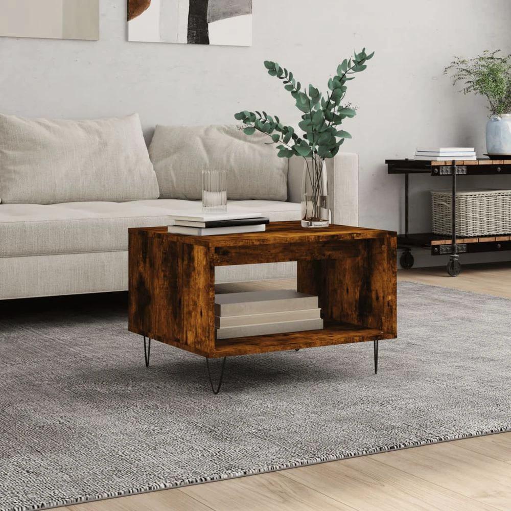 Coffee Table White 60x50x40 cm vidaXL Engineered Wood by vidaXL