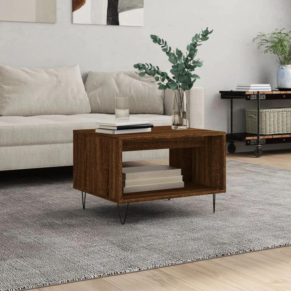 Coffee Table White 60x50x40 cm vidaXL Engineered Wood by vidaXL