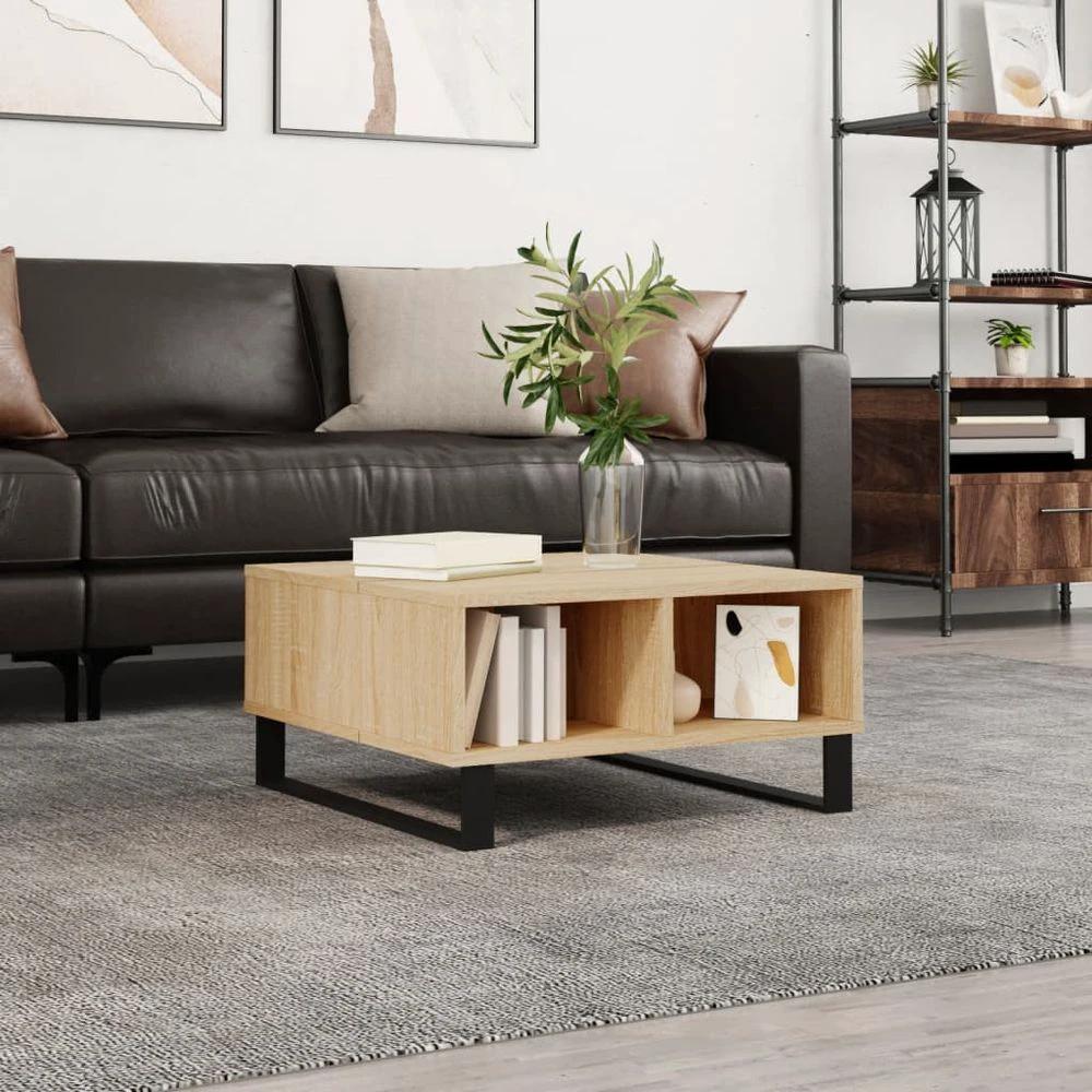 Coffee Table White 60x60x30 cm vidaXL Engineered Wood by vidaXL