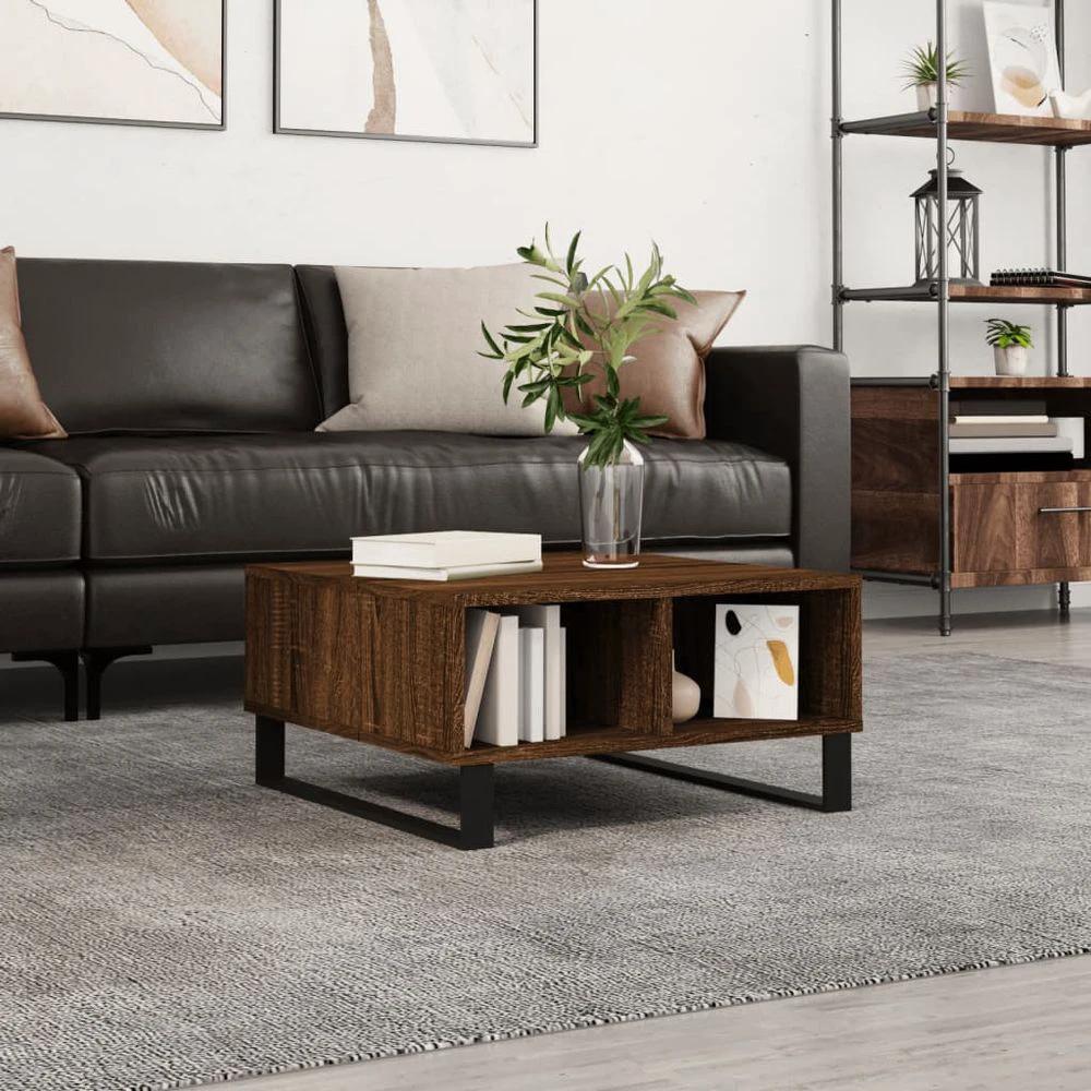 Coffee Table White 60x60x30 cm vidaXL Engineered Wood by vidaXL