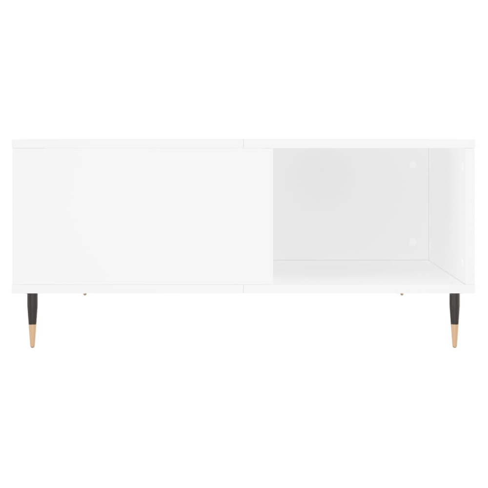 Coffee Table White 80x80x36.5 cm vidaXL Engineered Wood by vidaXL