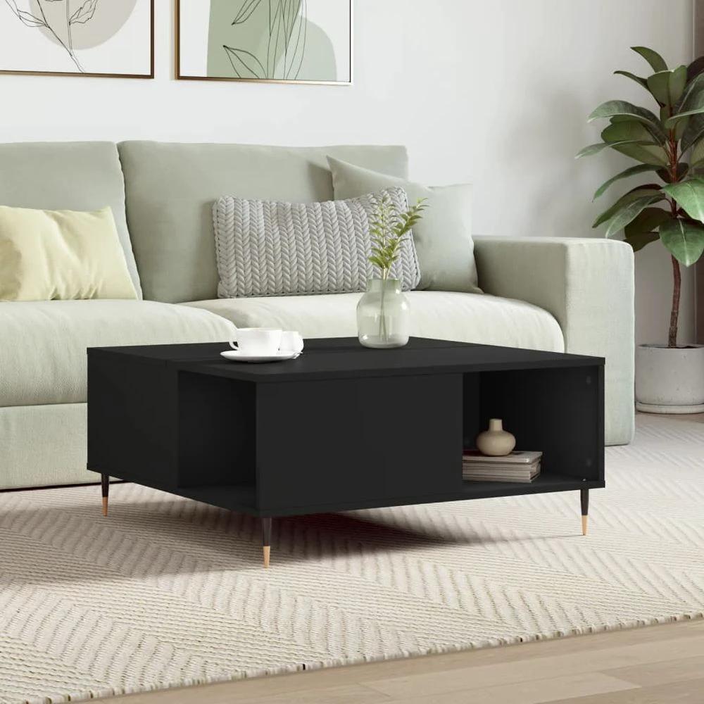 Coffee Table White 80x80x36.5 cm vidaXL Engineered Wood by vidaXL