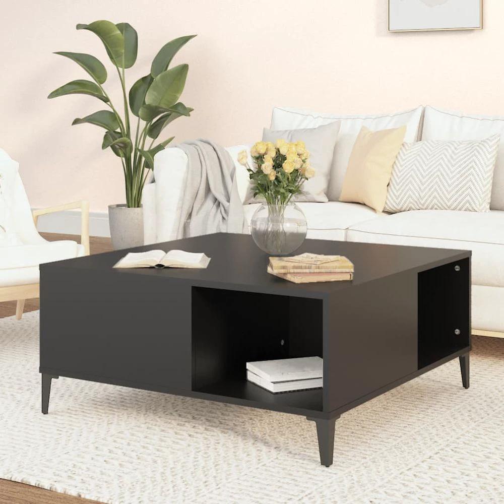 vidaXL Coffee Table White 80x80x36.5 cm vidaXL Engineered Wood - Coffee Tables Coffee Table