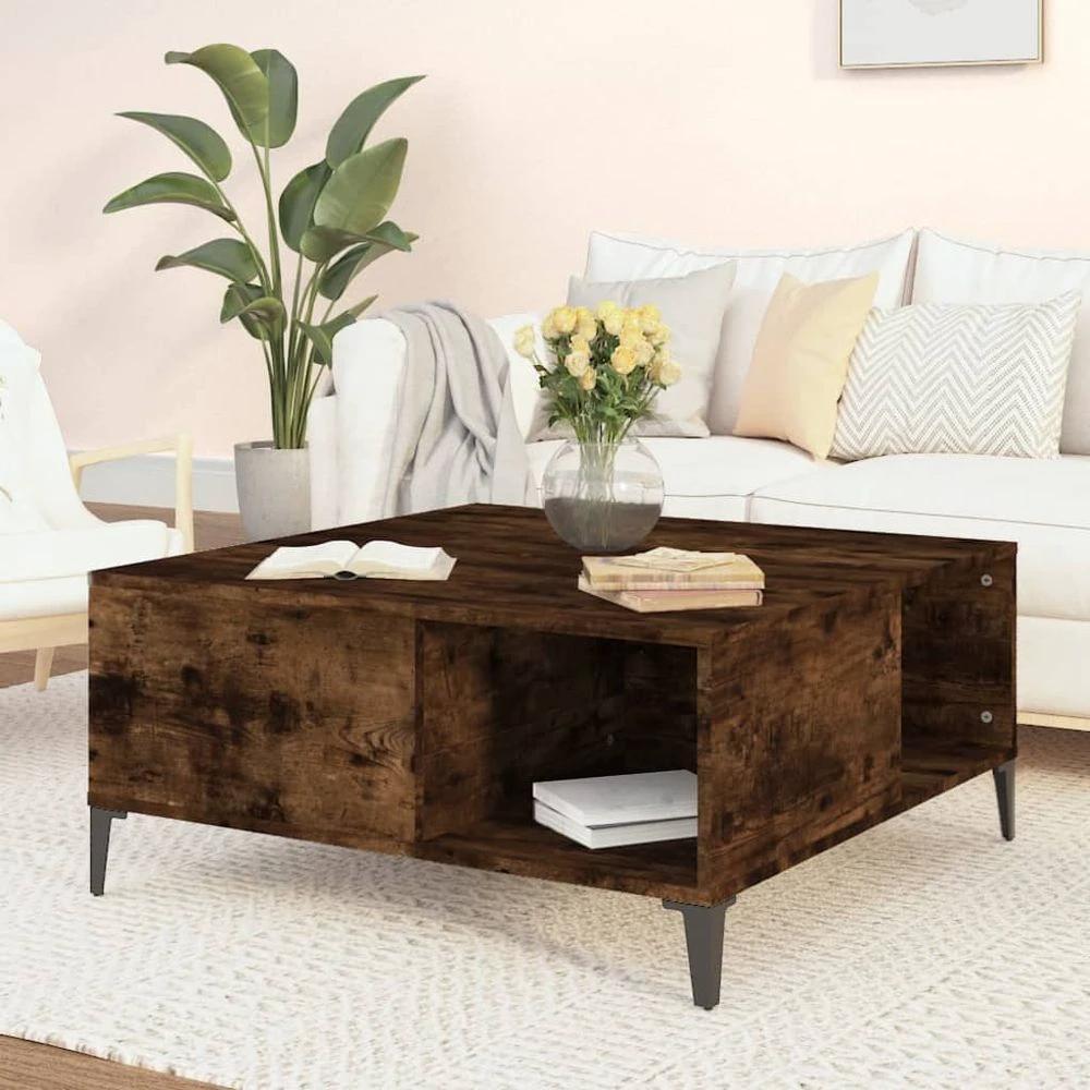 vidaXL Coffee Table White 80x80x36.5 cm vidaXL Engineered Wood - Coffee Tables Coffee Table