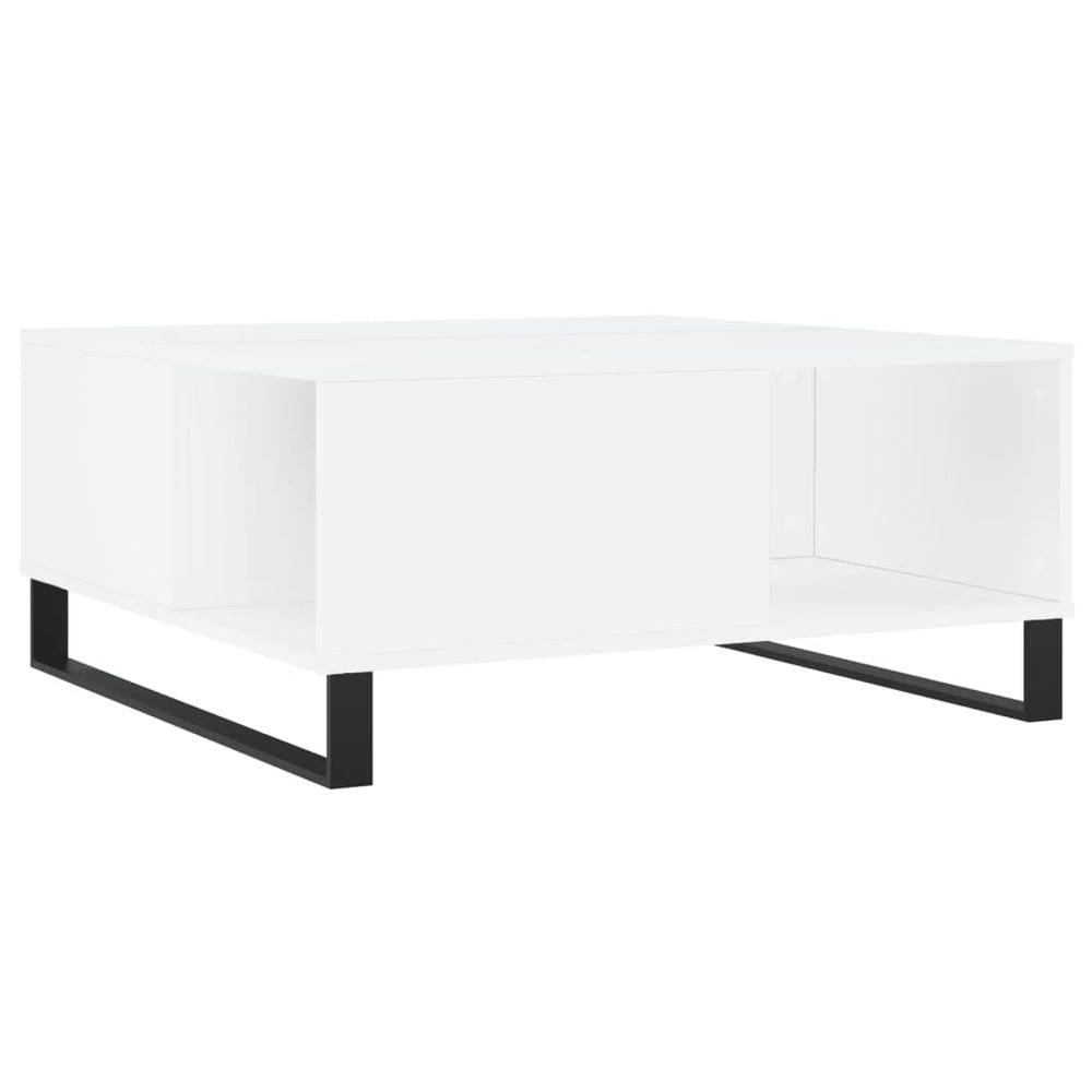 vidaXL Coffee Table White 80x80x36.5 cm vidaXL Engineered Wood - Coffee Tables Coffee Table