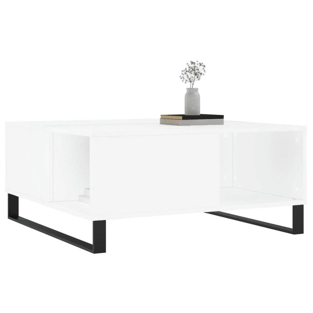 vidaXL Coffee Table White 80x80x36.5 cm vidaXL Engineered Wood - Coffee Tables Coffee Table