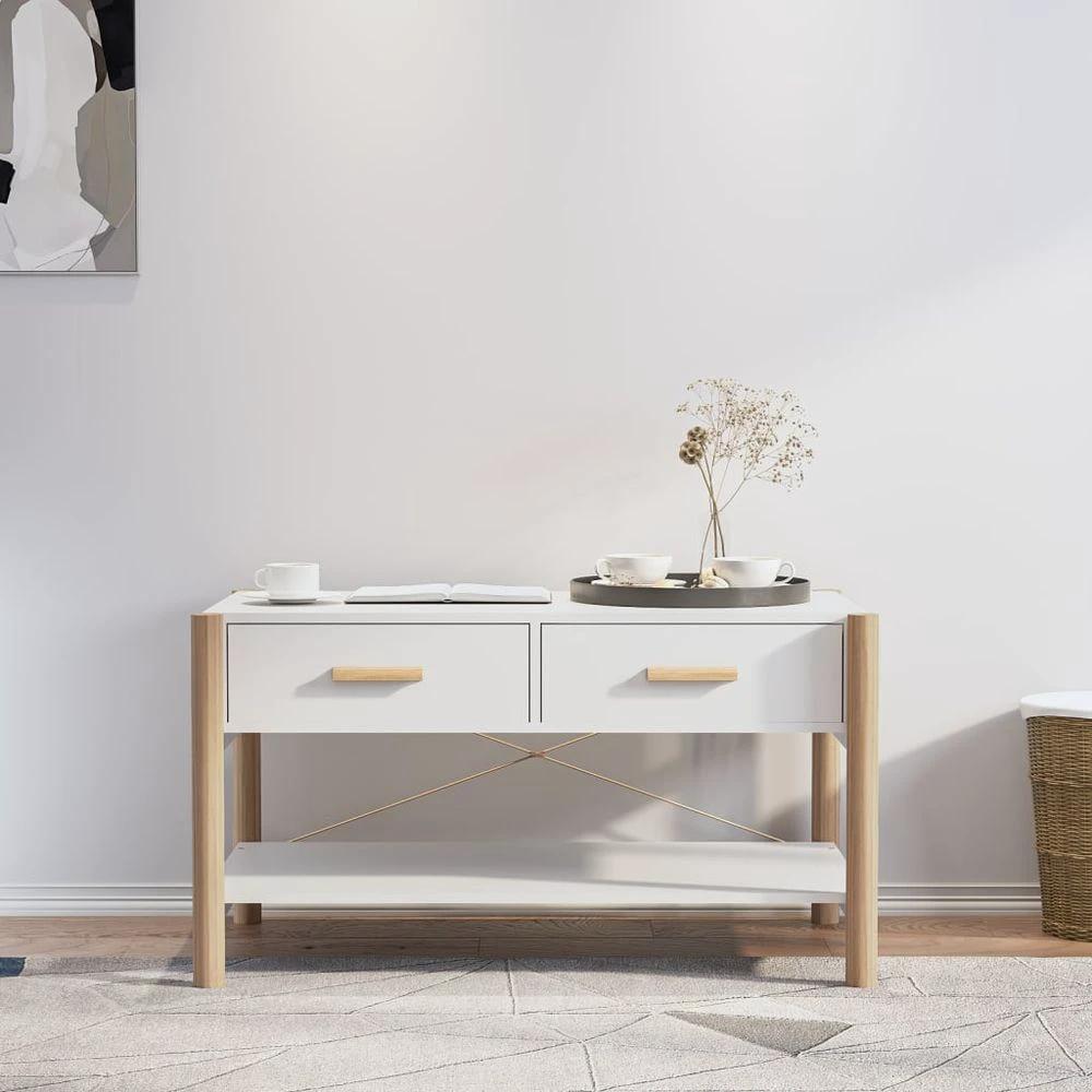 vidaXL Coffee Table White 82x48x45 cm vidaXL Engineered Wood - Coffee Tables Coffee Table